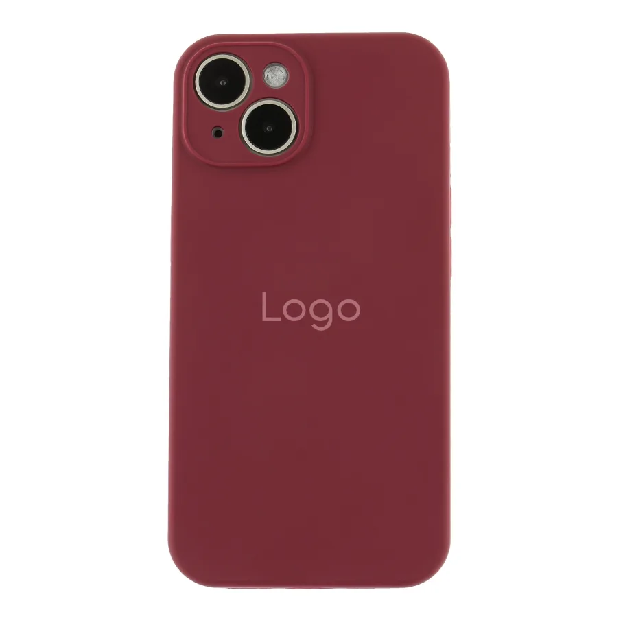 Чехол Silicone Case Full Size with Frame для iPhone 14 73.Plum