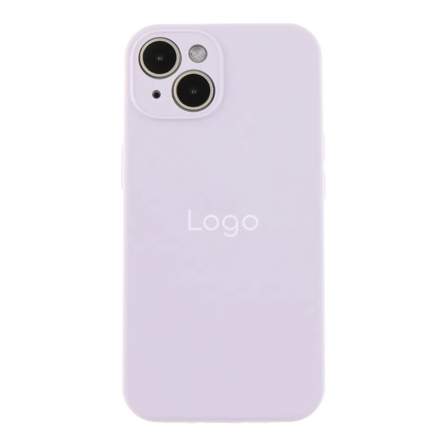 Чехол Silicone Case Full Size with Frame для iPhone 14 83.Lilac Purple
