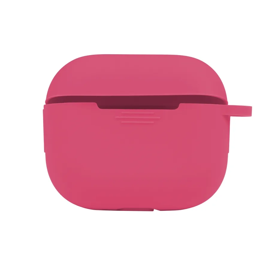 Футляр для AirPods 3 с крючком, цвет блестящий розовый