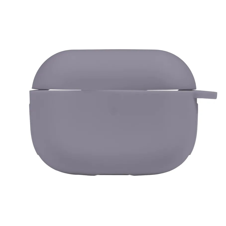 Футляр с крючком для AirPods Pro, цвет лавандовый серый