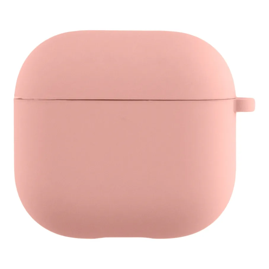 Футляр с микрофиброй для AirPods 3, цвет розовый
