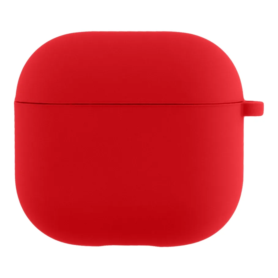 Футляр с микрофиброй для AirPods 3, цвет красный