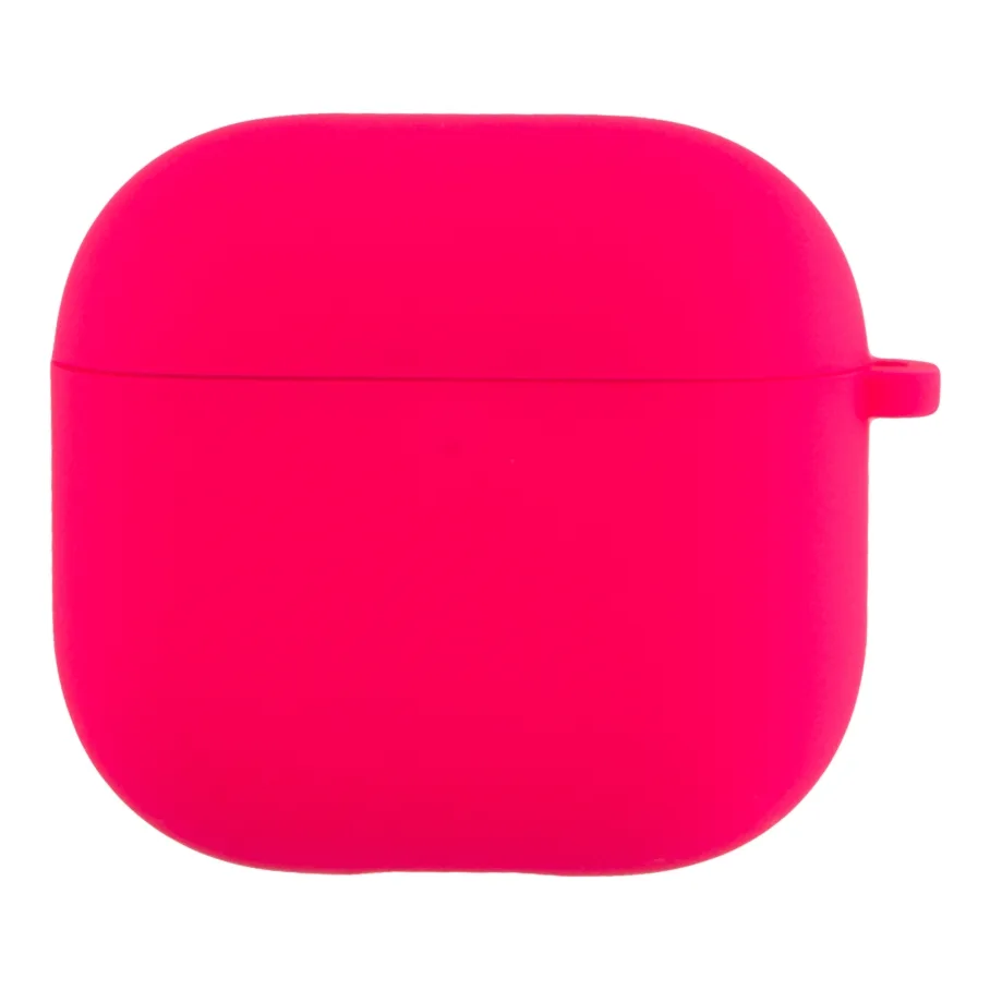 Футляр с микрофиброй для AirPods 3, цвет блестящий розовый