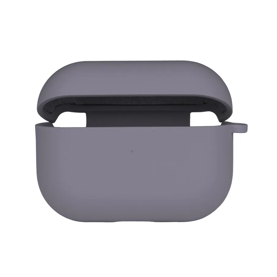 Футляр с микрофиброй для AirPods Pro 2, цвет лавандовый серый
