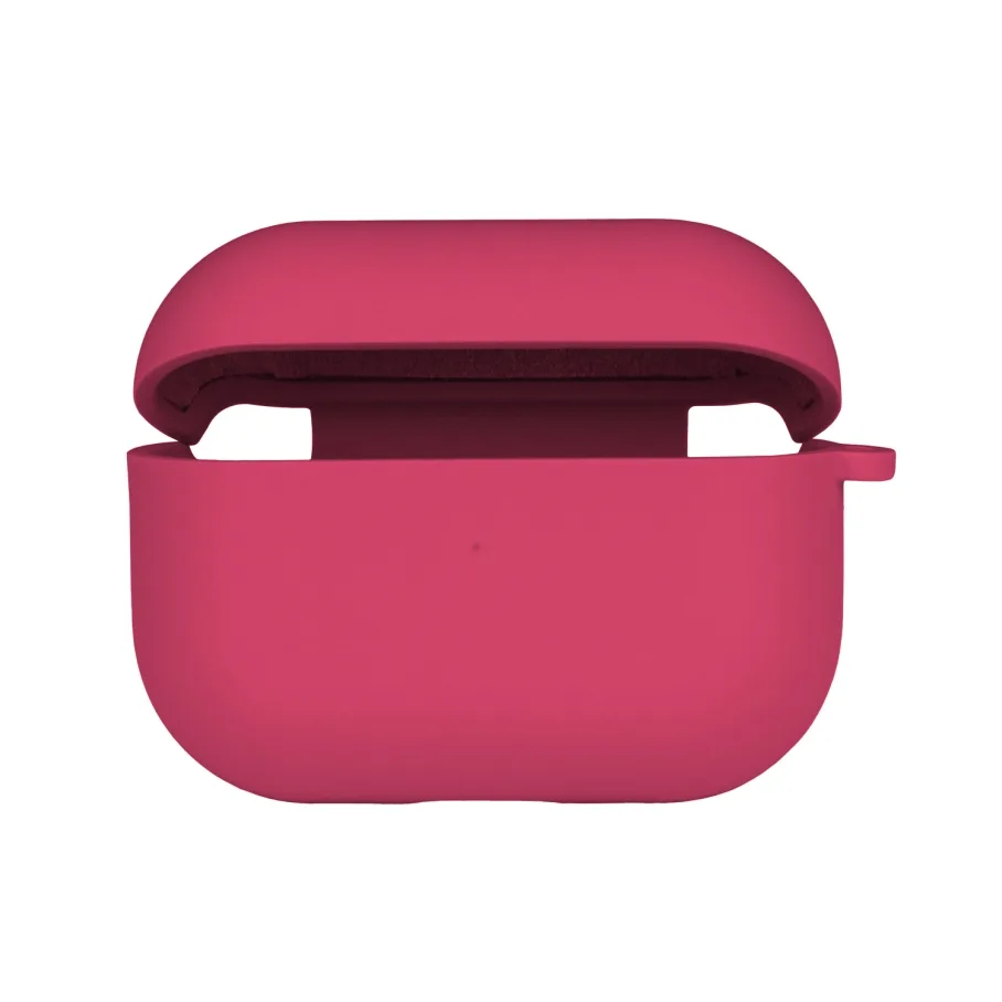Футляр для AirPods Pro 2 с микрофиброй, цвет блестящий розовый