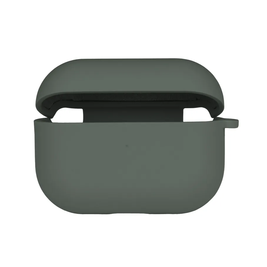 Футляр для AirPods Pro 2 с микрофиброй, цвет хвойный зеленый