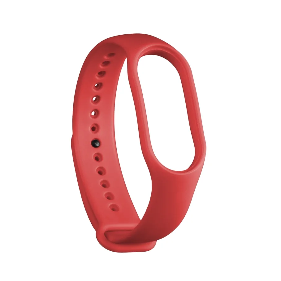 Ремешок для Xiaomi Mi Band 5/6/7, цвет красный розовый