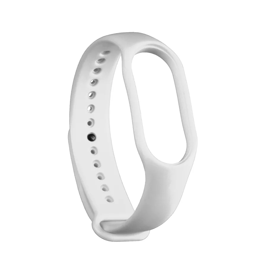 Ремешок для Xiaomi Mi Band 5/6/7 Original Design White