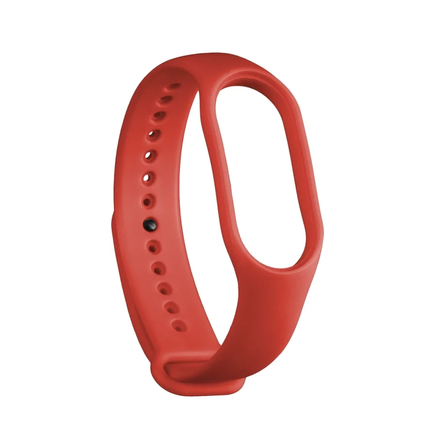 Ремешок для Xiaomi Mi Band 5/6/7, цвет оранжево-красный