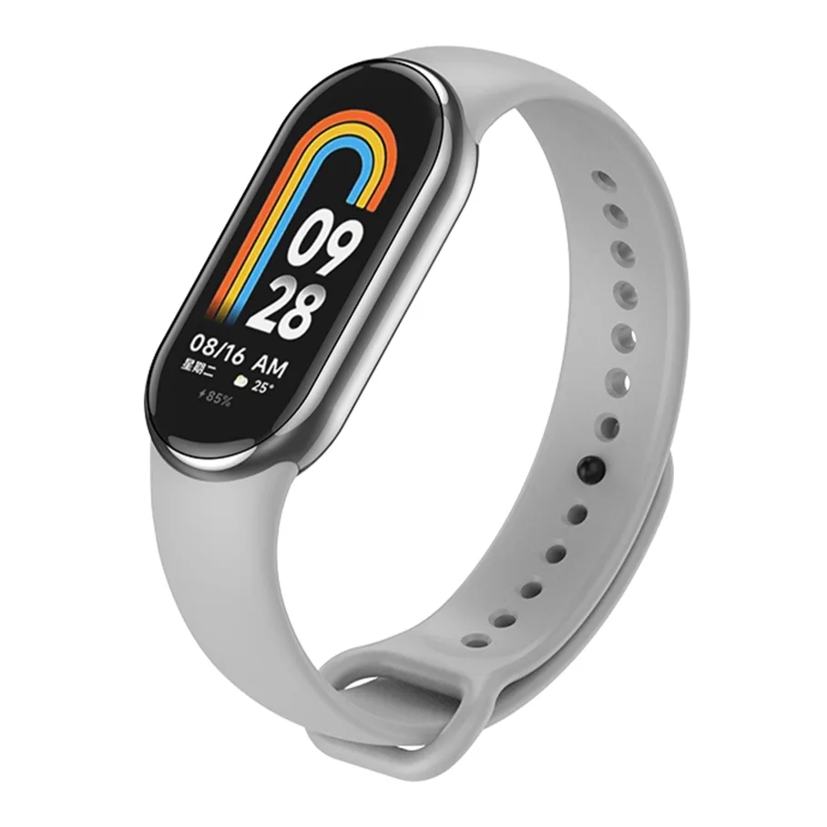 Ремешок для Xiaomi Mi Band 8/9/10, цвет серый