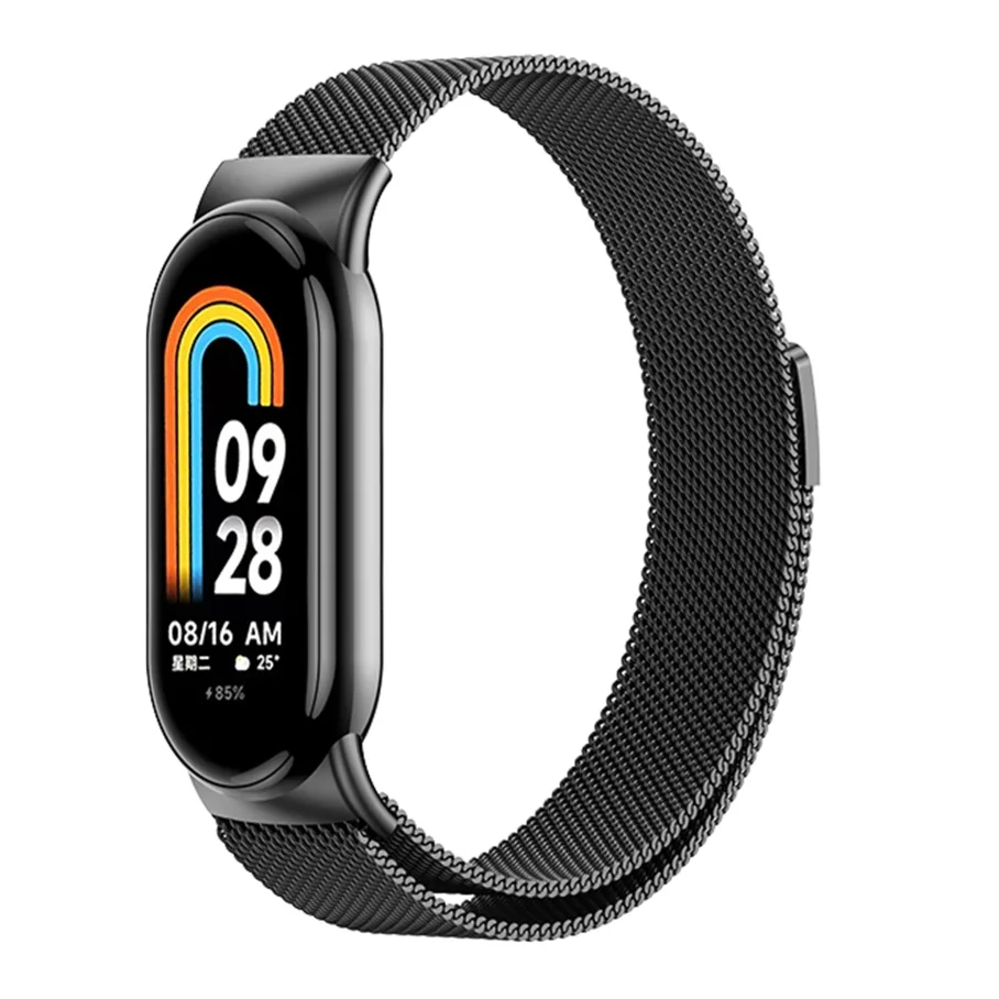 Ремешок для Xiaomi Mi Band 8/9/10, цвет черный