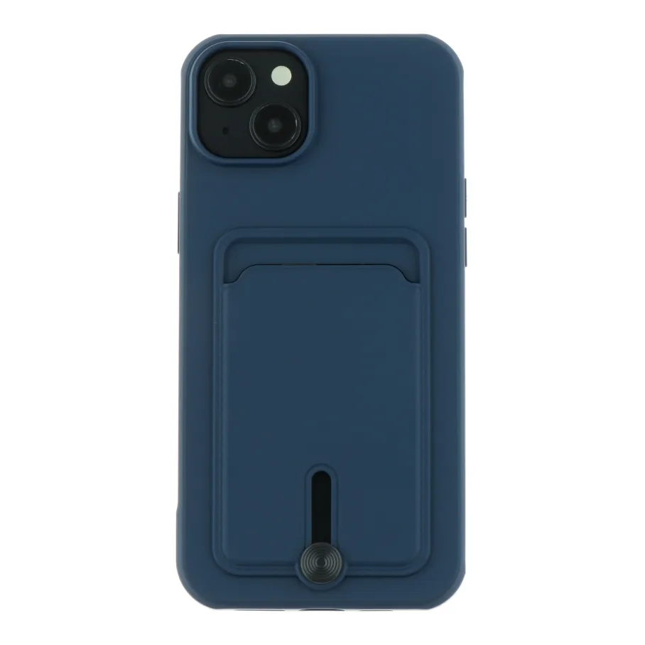 Чехол для iPhone 15 Plus, цвет темно-синий