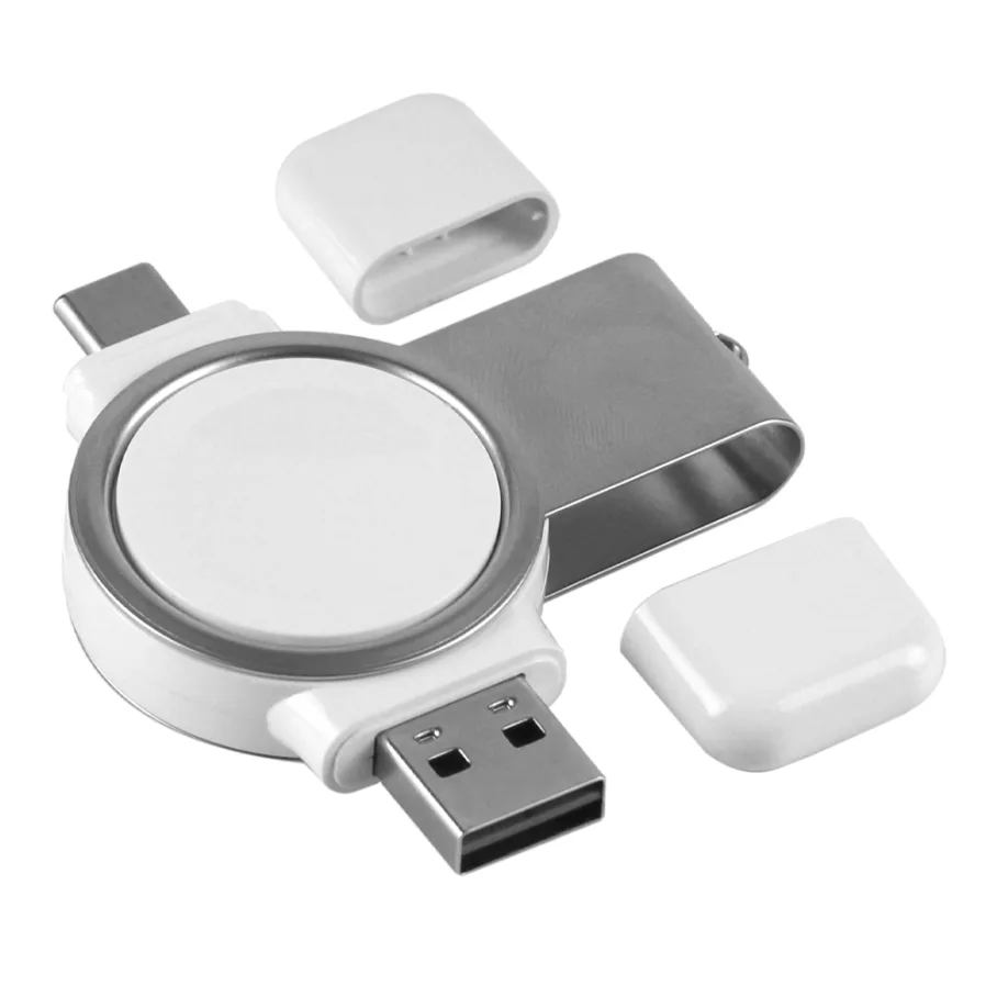 Беспроводное Зарядное Устройство Magnetic for Apple Watch, цвет белый