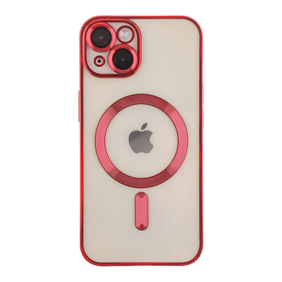 Чехол для iPhone 15 с MagSafe, цвет красный