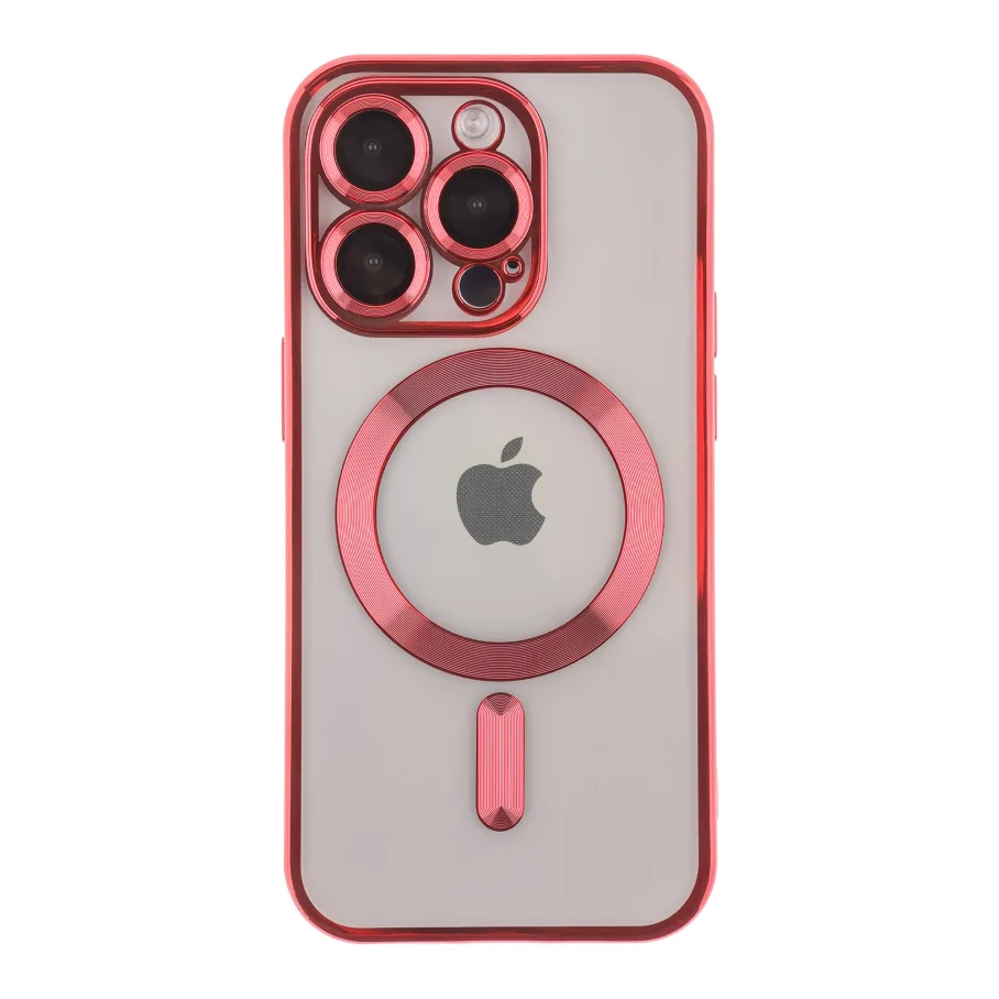 Чехол для iPhone 15 Pro с MagSafe, цвет красный