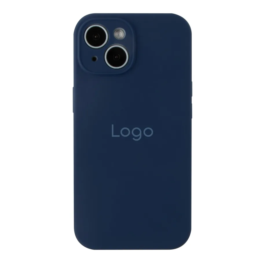 Чехол Silicone Case Full Size with Frame для iPhone 15 70.Deep Navy
