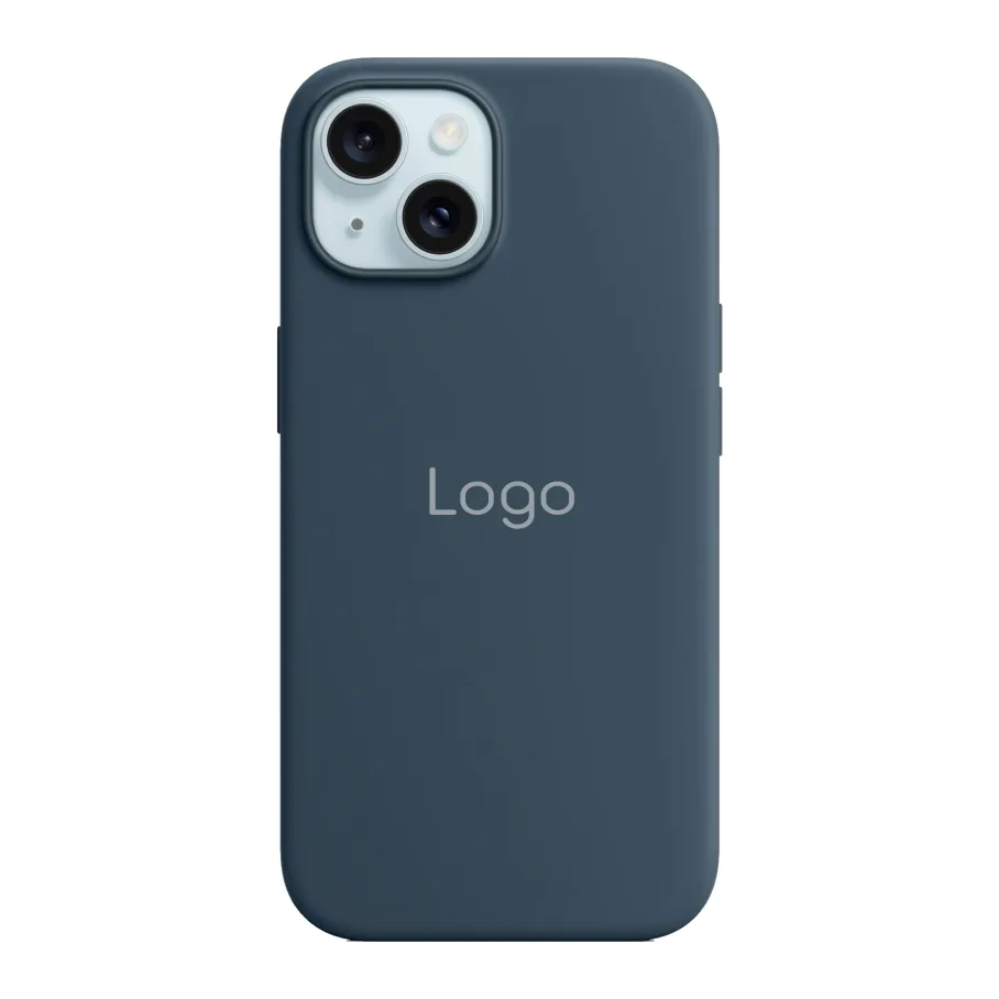 Чехол для iPhone 15 Plus с MagSafe, цвет штормовый синий