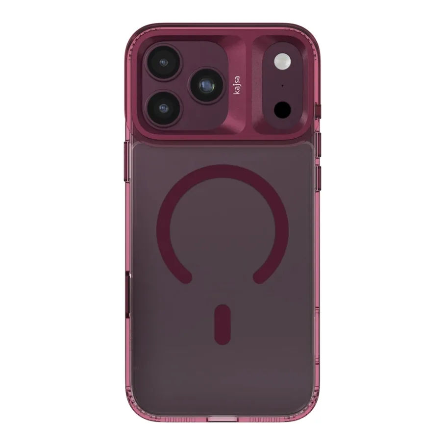 Чехол Kajsa Trans-Shield с MagSafe для iPhone 18 Pro Max Cherry B-Ring