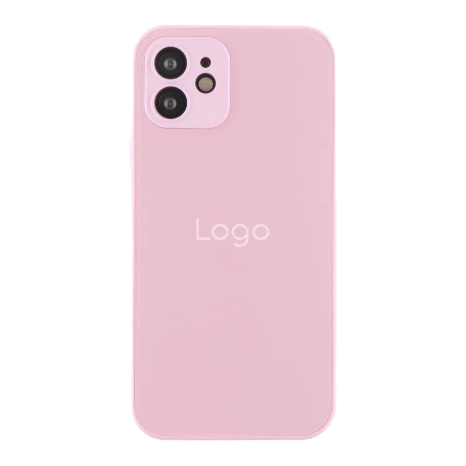 Чехол AG-Glass Matte Camera Lens with Magsafe для iPhone 11 Pink