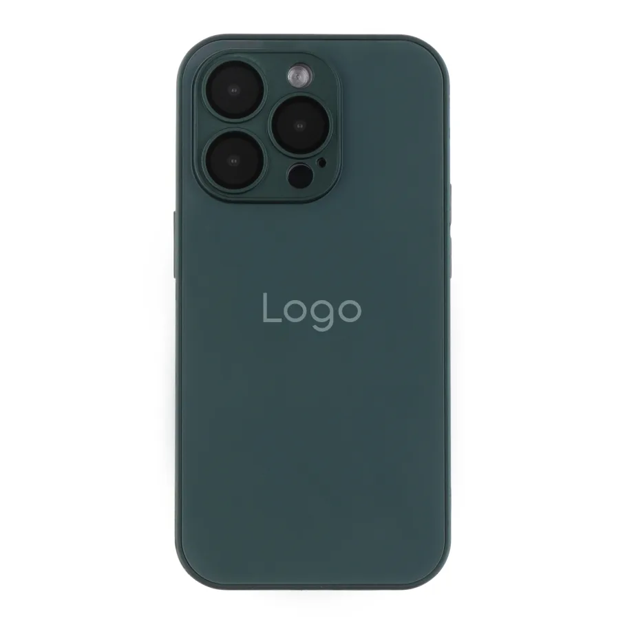 Чехол AG-Glass Matte Camera Lens with Magsafe для iPhone 14 Pro Max Cangling Green