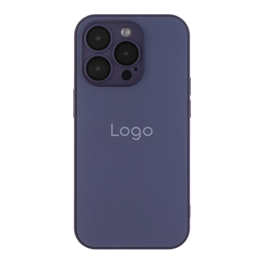 Чехол AG-Glass Matte Camera Lens with Magsafe для iPhone 14 Pro Max Dark Purple