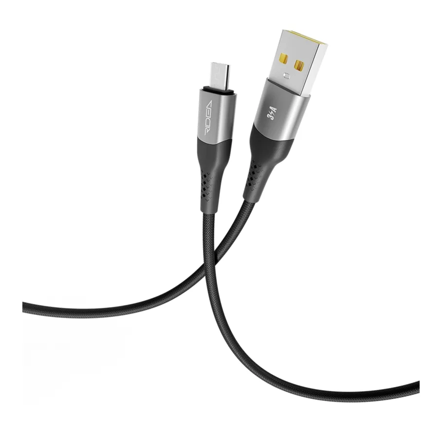 USB Ridea RC-US42 UltraStrong MicroUSB 3A 2m, цвет черный