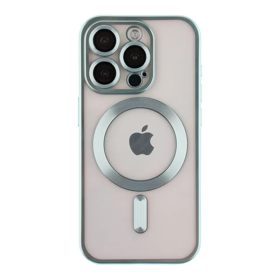 Чехол для iPhone 15 Pro с MagSafe, цвет хром зеленый