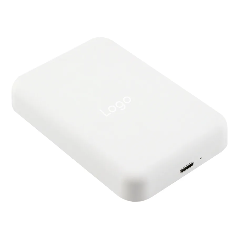 Power Bank для iPhone Magnetic, 5000mAh, цвет белый