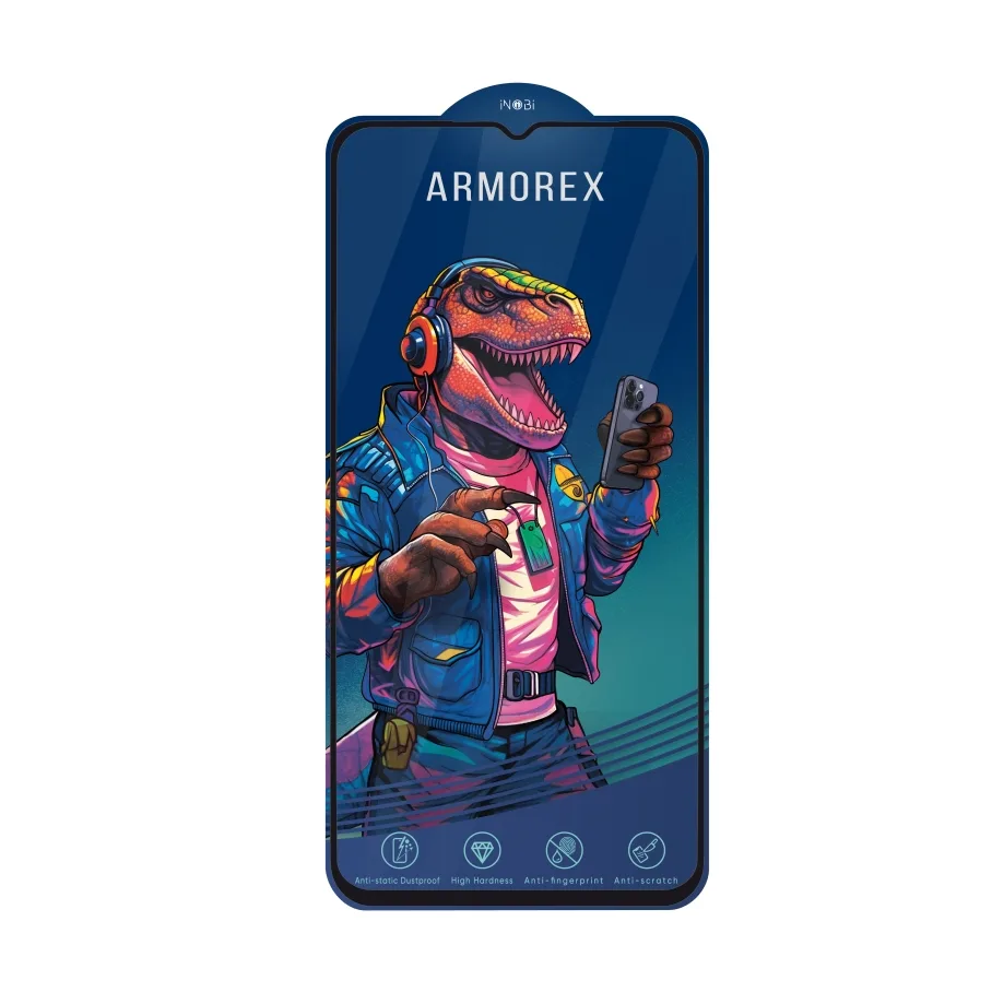 Защитное стекло ARMOREX 5D High-Alum AntiDust для Xiaomi Redmi 10 5G/Poco M5/Poco M4 5G, цвет черный