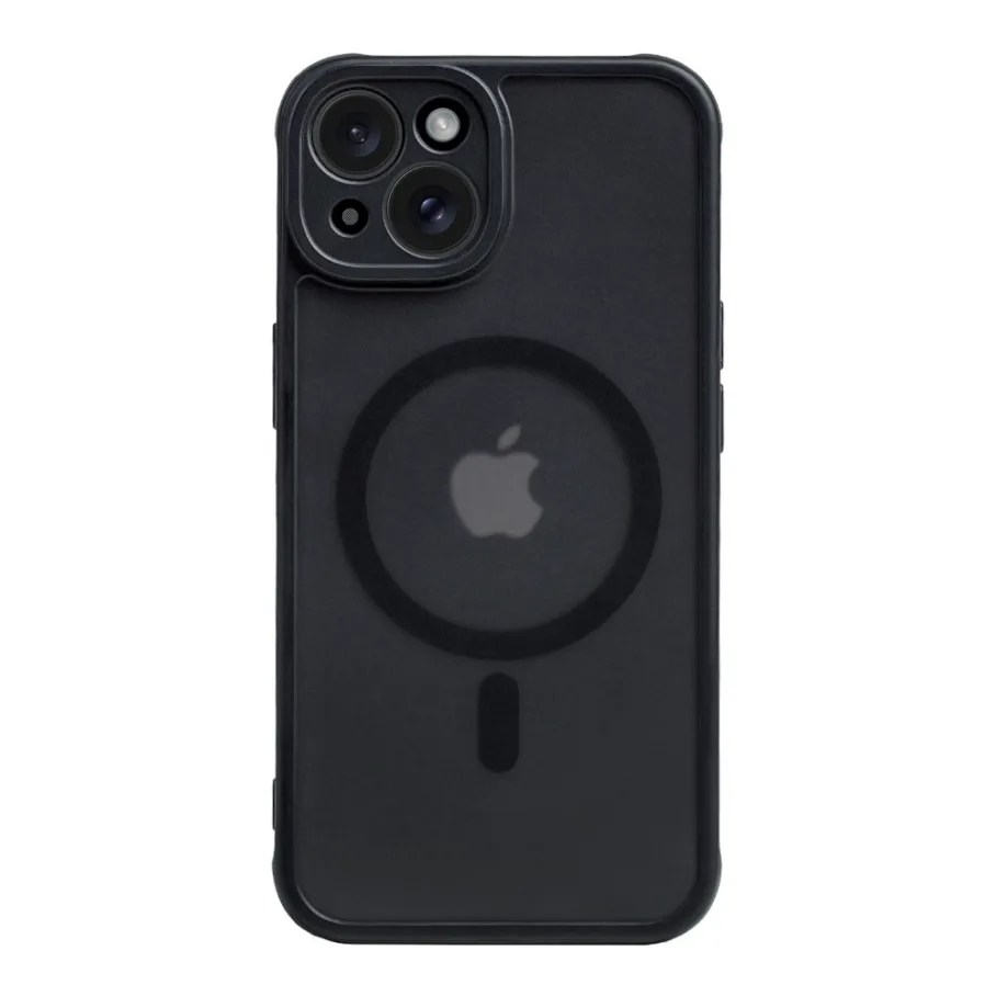 Чехол TPU+PC Anti Drop с MagSafe для iPhone 15, цвет черный
