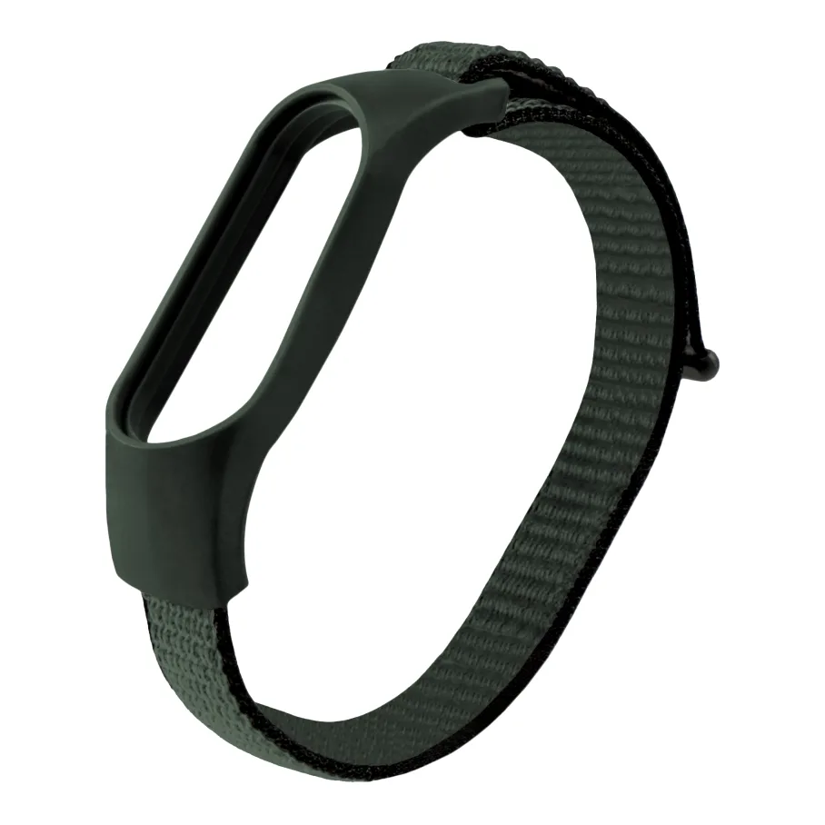 Ремешок для Xiaomi Mi Band 3/4/5/6/7 Nylon Olive