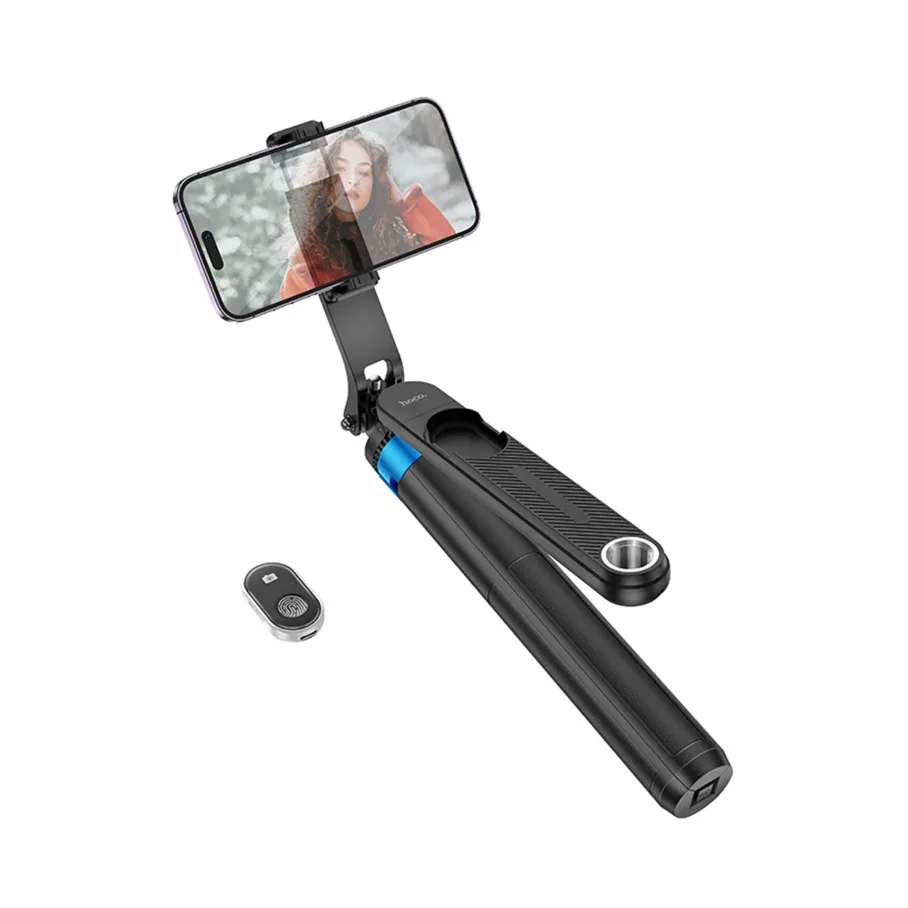 Селфи-штатив Hoco K22 Remote, цвет черный