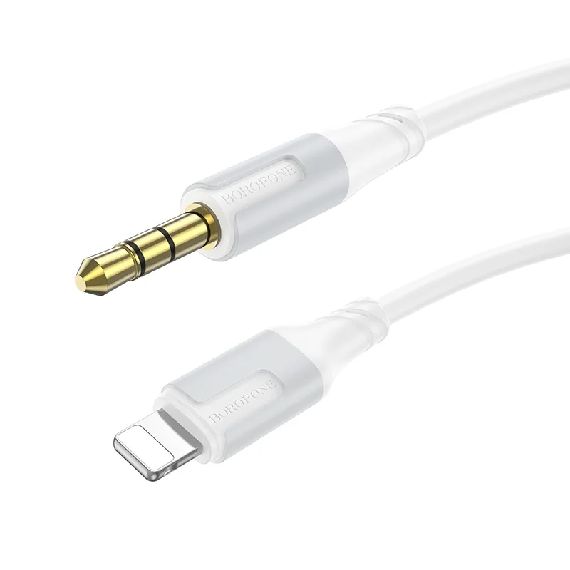 Aux Borofone BL19 Lightning, цвет белый