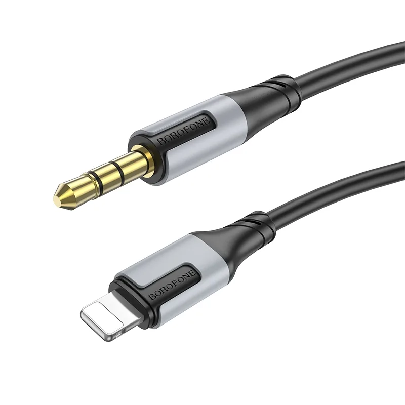 Aux Borofone BL19 Lightning, цвет черный