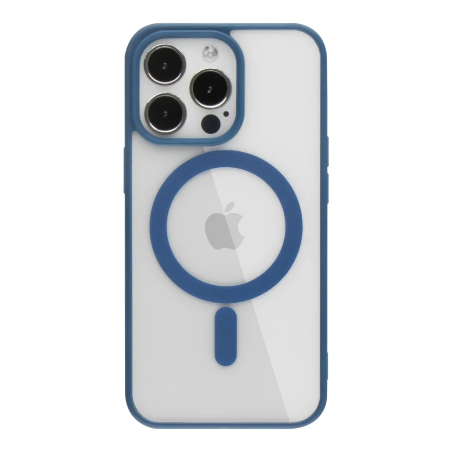 Чехол для iPhone 13 Pro Max с MagSafe, цвет темно-синий