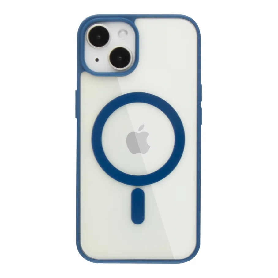 Чехол NEW TPU Color with Magsafe для iPhone 14 Navy Blue