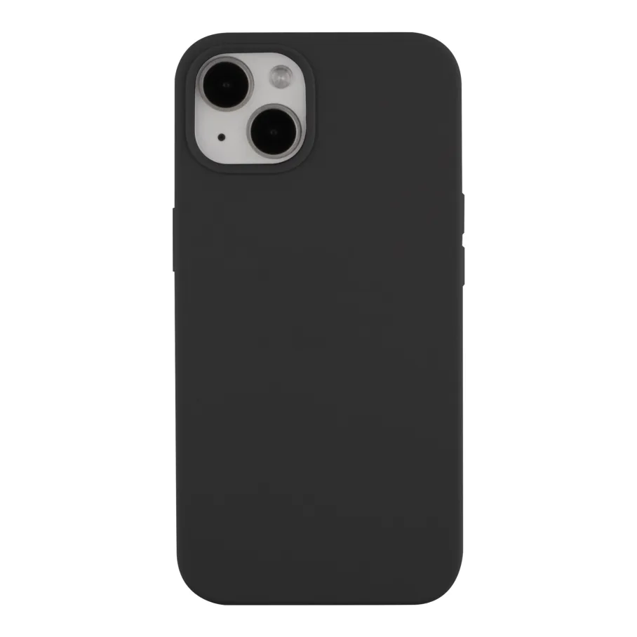 Чехол Soft Silicone Case Full Size для iPhone 14 15.Dark Grey