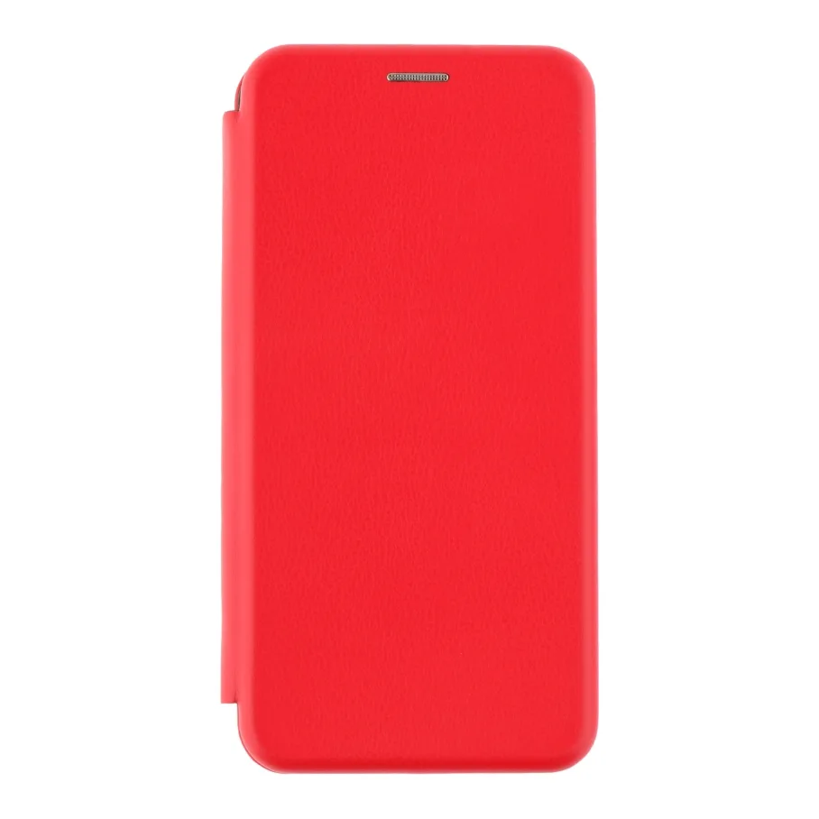Чехол-книжка кожа для Xiaomi Poco F6 Pro, цвет красный