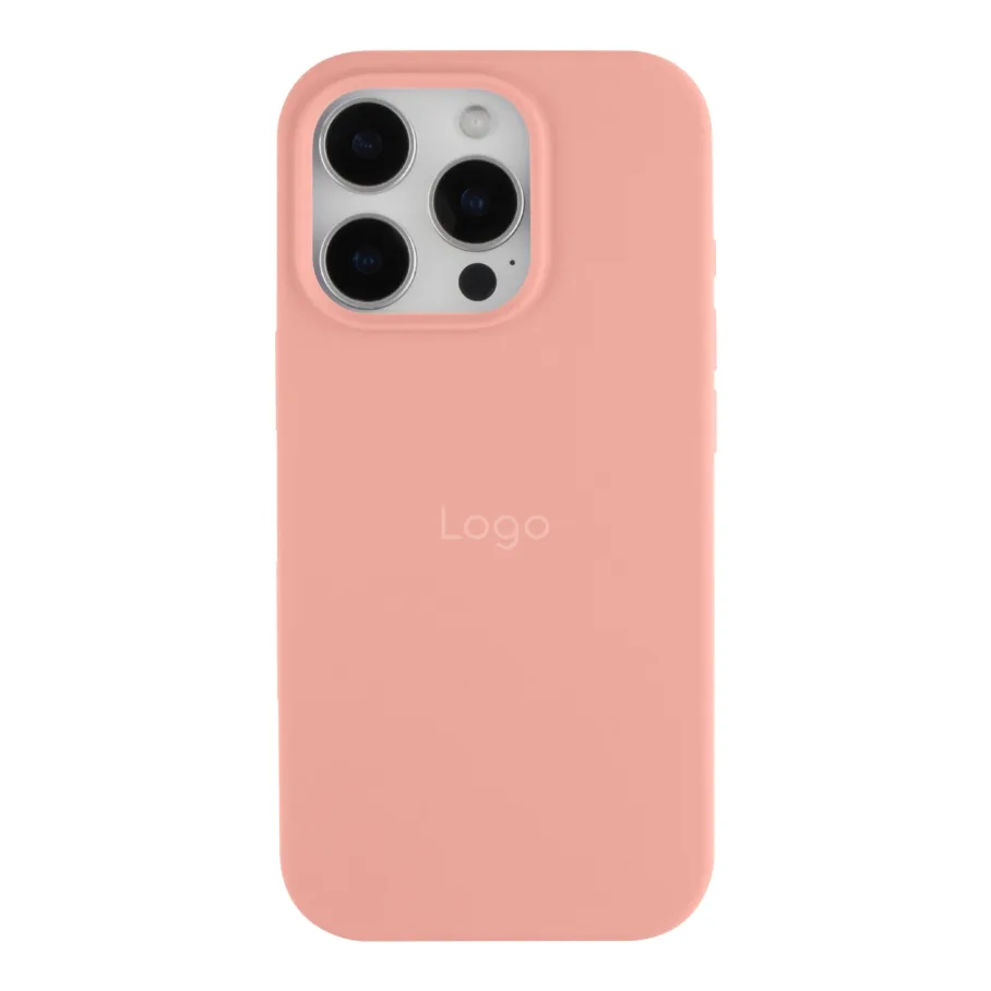 Чехол Silicone Case Full Size (AA) для iPhone 16 Pro 12.Pink