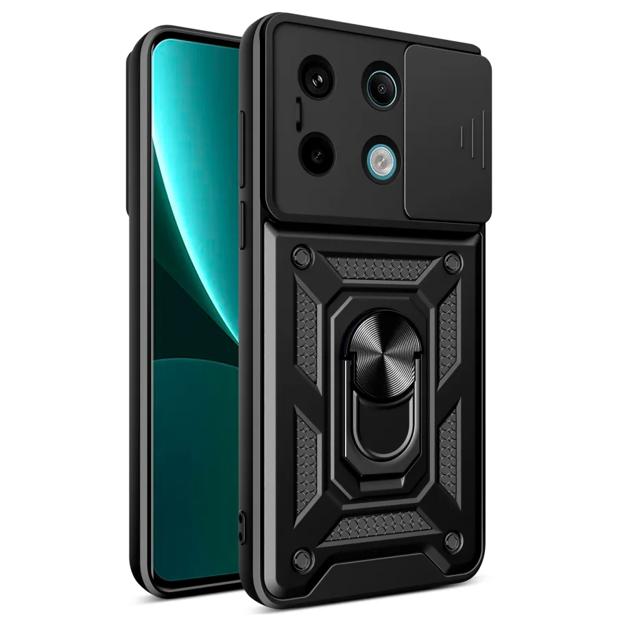Чехол Armor Guard Shield для Xiaomi Redmi Note 13 Pro 5G/Poco X6 5G, цвет черный