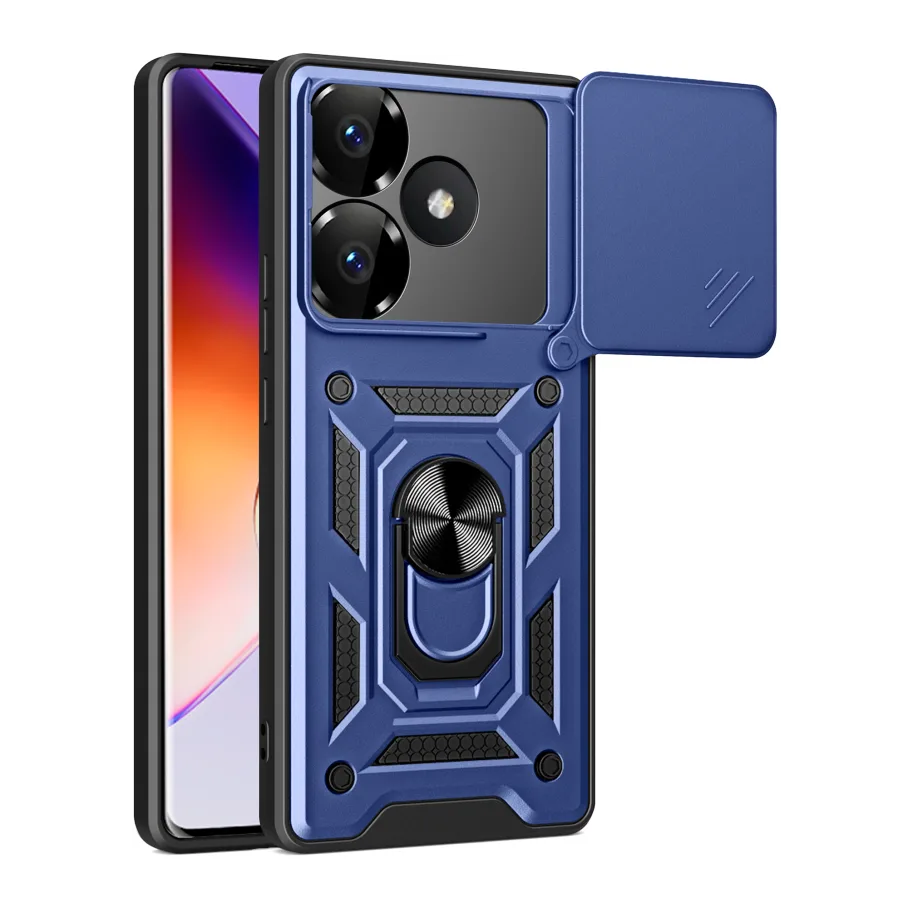 Чехол Armor Guard Shield для Xiaomi Poco F6 Pro 5G/Redmi K70 5G/Redmi K70 Pro 5G, цвет темно-синий