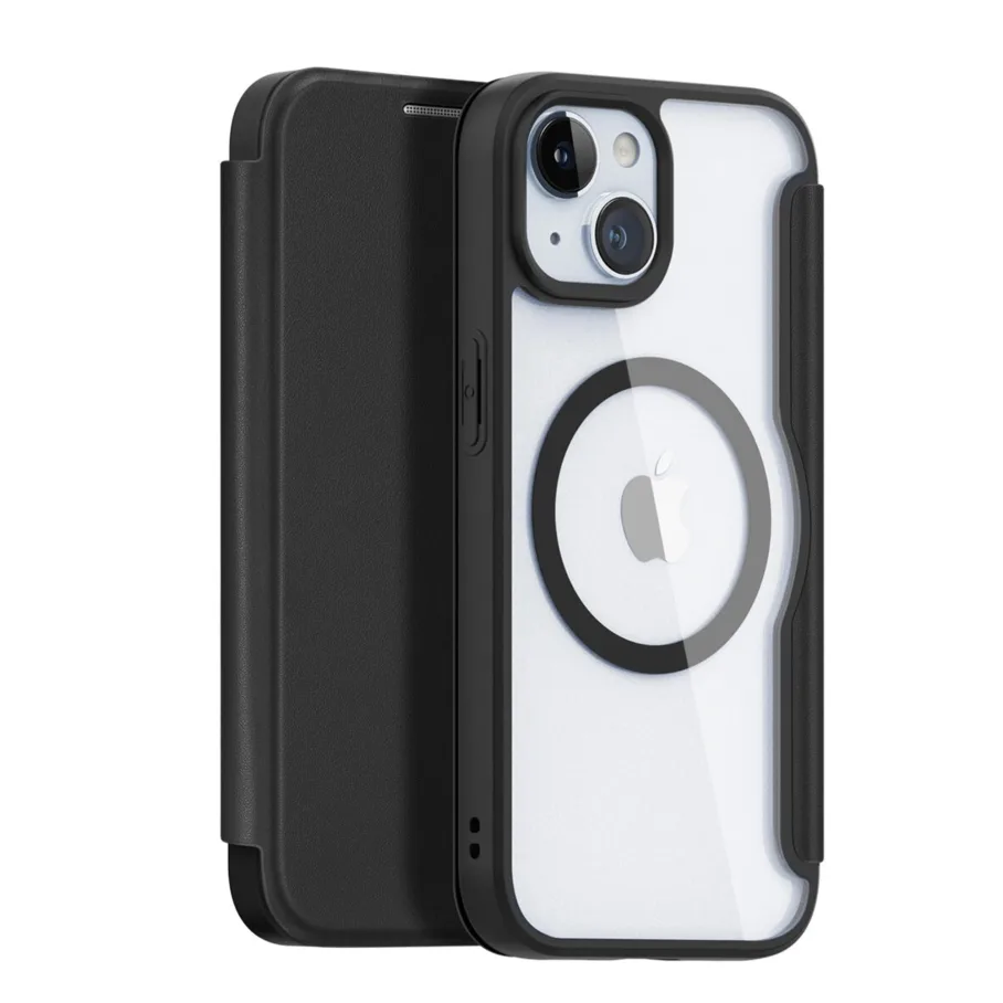 Чехол-книжка Dux Ducis Skin X Pro с MagSafe для iPhone 15, цвет черный