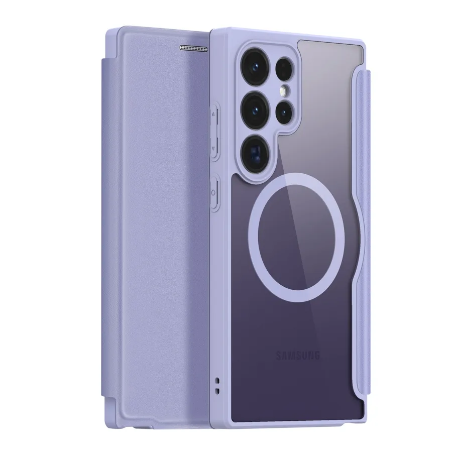 Чехол-книжка для Samsung Galaxy S24 Ultra 5G, цвет фиолетовый