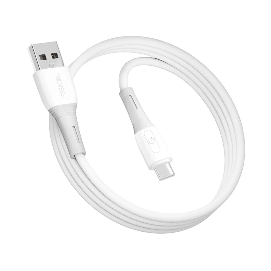 USB Ridea RC-SI35 SiliconePro Type-C 3A, цвет белый