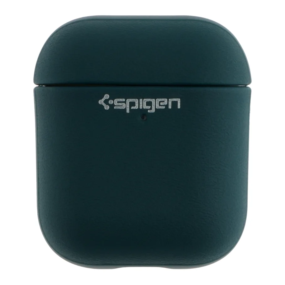 Футляр TPU Spigen Leather Armor для AirPods 1/2, цвет темно-зеленый