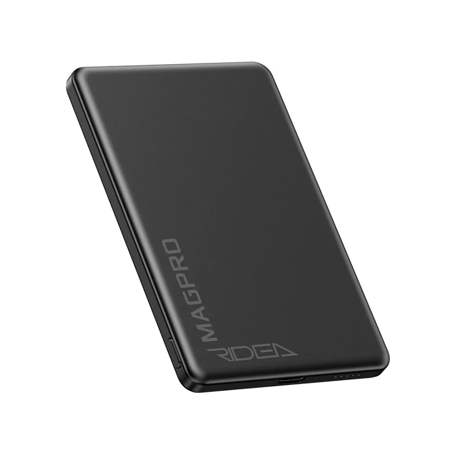 Мобильная Батарея Ridea RP-M5 MAGPRO QC/PD 20W, QI 15W с магнитом 5000mAh, цвет черный