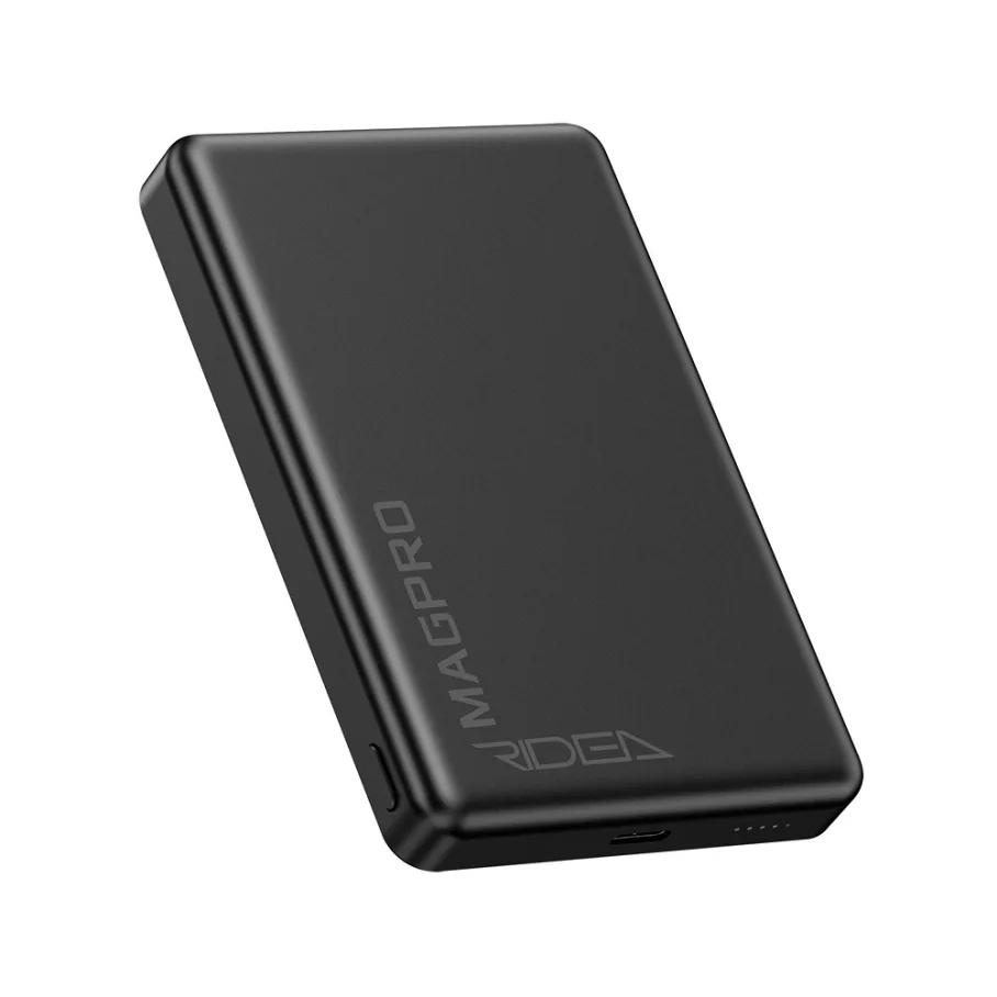 Мобильная Батарея Ridea RP-M10 MAGPRO QC/PD 20W, QI 15W с магнитом 10000mAh, цвет черный