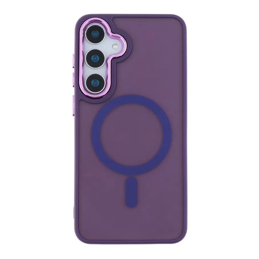 Чехол для Samsung Galaxy S24+ 5G, цвет темно-фиолетовый