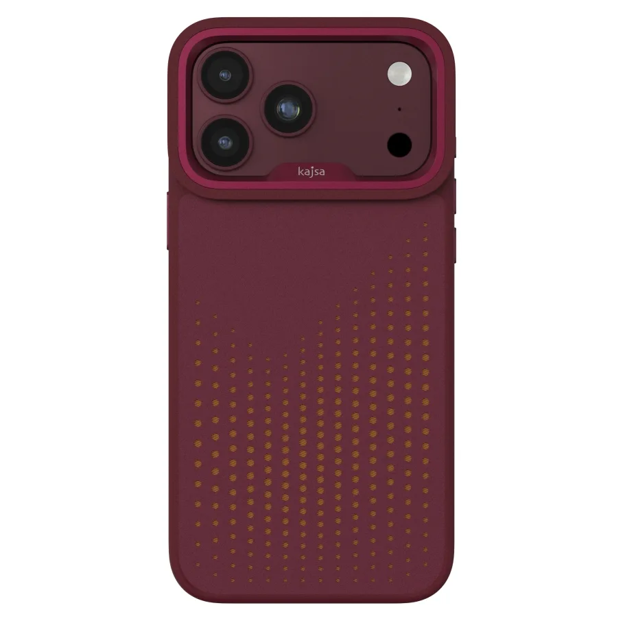 Чехол Kajsa Splendid Collection Circle with MagSafe для iPhone 18 Pro Max Cherry O-Ring