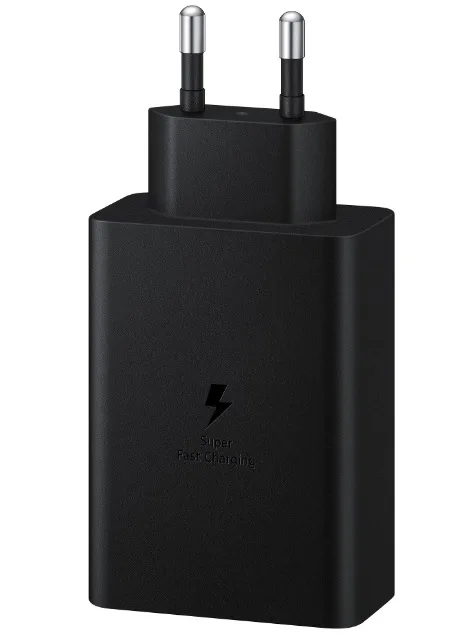 Сетевое Зарядное Устройство for Samsung 1USB (15W)/2USB-C (PD25W+PD25W) Total 65W 1:1 Черный